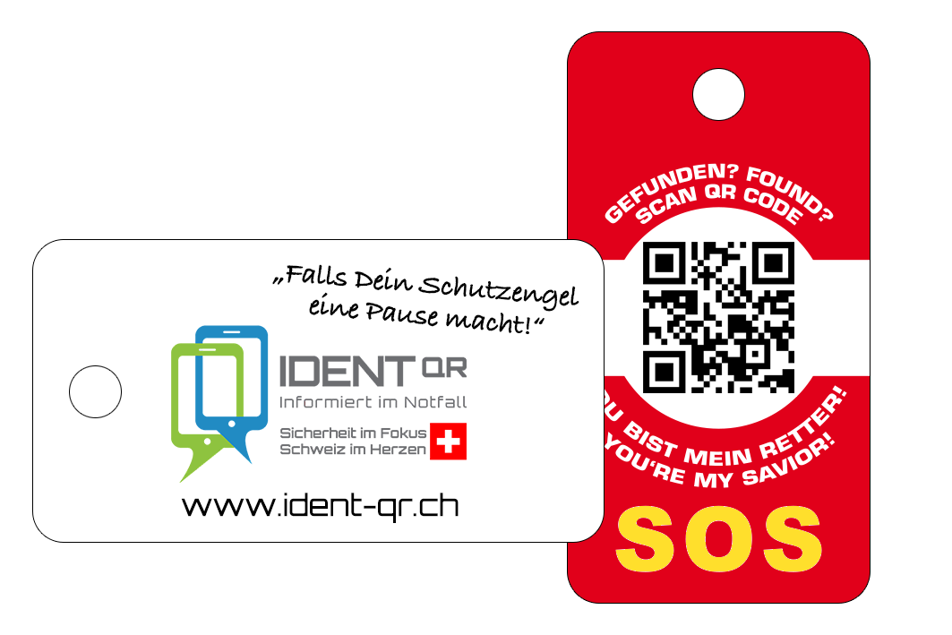 IDENT-QR Schweiz Allesbringer inkl. Metallband